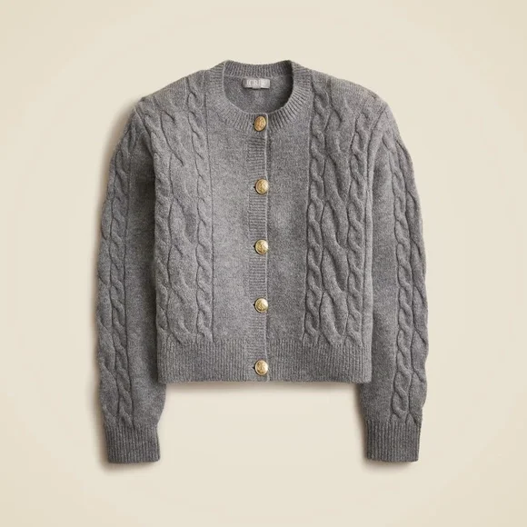 J.Crew Cable-knit Cardigan - Picture 6 of 9